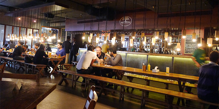 Arbor Brewing Company Bangalore inside of restaurant