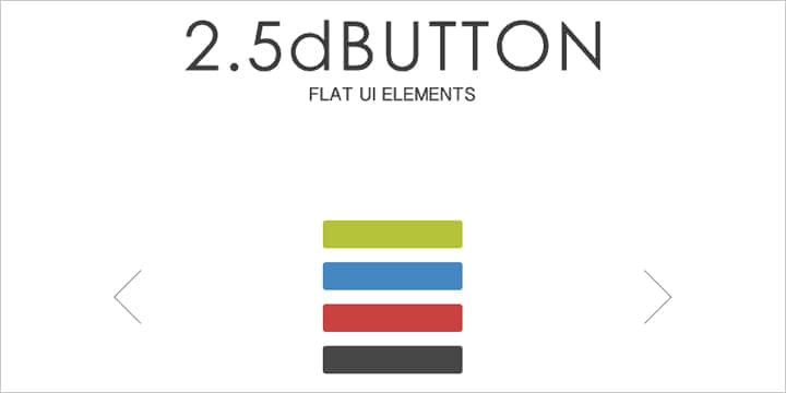 フラットデザインに似合うHTML＋CSSボタンが作れる「2.5dBUTTON」