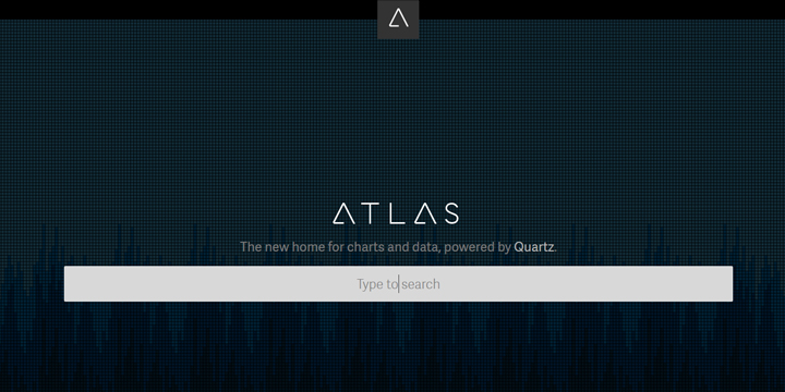 シンプルデザインのグラフデータを入手できる「Atlas」