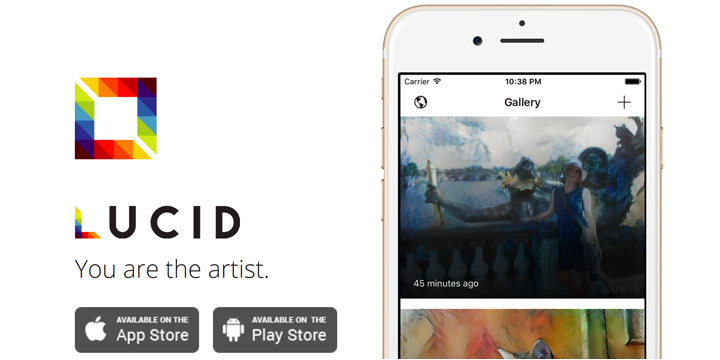 有名アート作品のような加工ができるスマホアプリ「LUCID」
