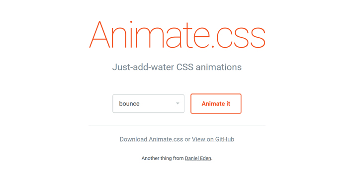 CSS3で手軽にボタンアニメーションを作れる「Animate.css」