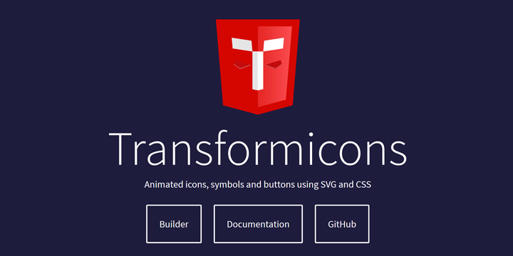 アニメーションアイコンが手軽に作れる Transformicons Webデザイン Webデザイナースクール