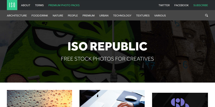 高品質、オシャレな海外写真なら「ISO Republic」