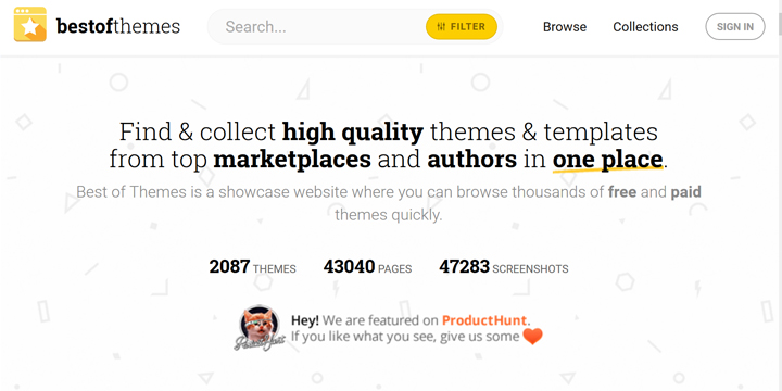 HTML5やWordPressの無料テンプレートが手に入る「Best of Themes」