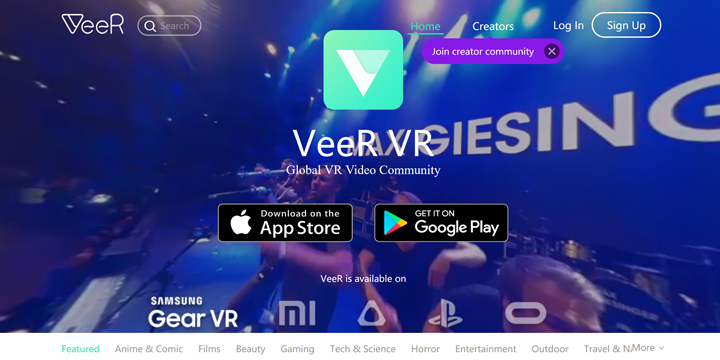 世界中のVR対応動画をチェックできる「VeeR」