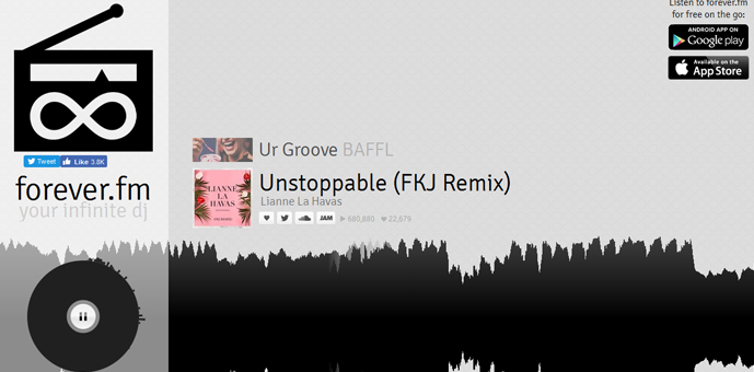 forever.fm 使い方