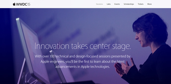 WWDC 2015　Webページデザイン1