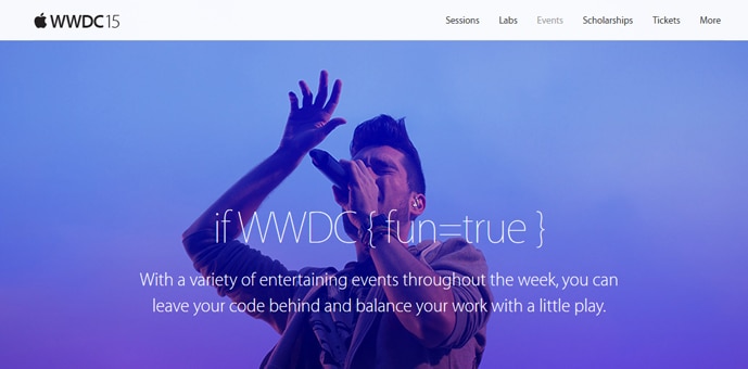 WWDC 2015　Webページデザイン2